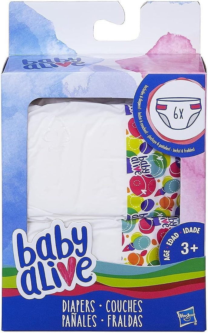 Diapers Pack Baby Alive doll set
