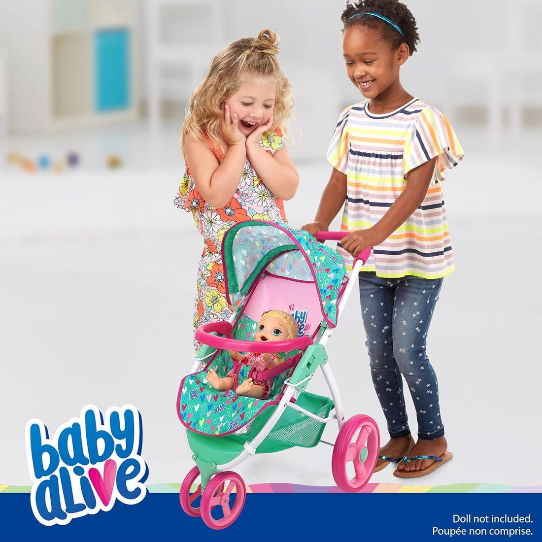 Doll Jogging Stroller, Pram, view 2