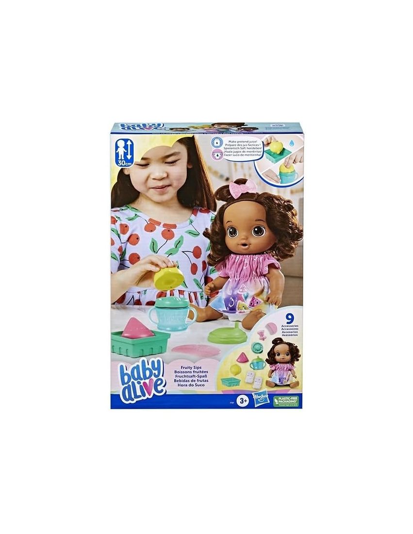 Fruity Sips Doll, Brown Hair, view 2