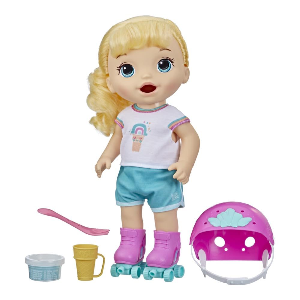 Roller Skate Baby, Blonde Hair, view 3